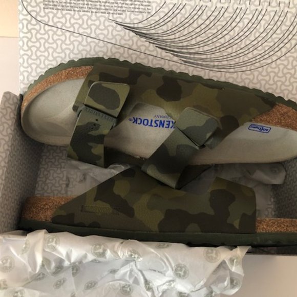 Birkenstock Arizona Soft Footbed Camo Sandal. Size: 7, 9, 10, 11, 12 - Picture 4 of 14